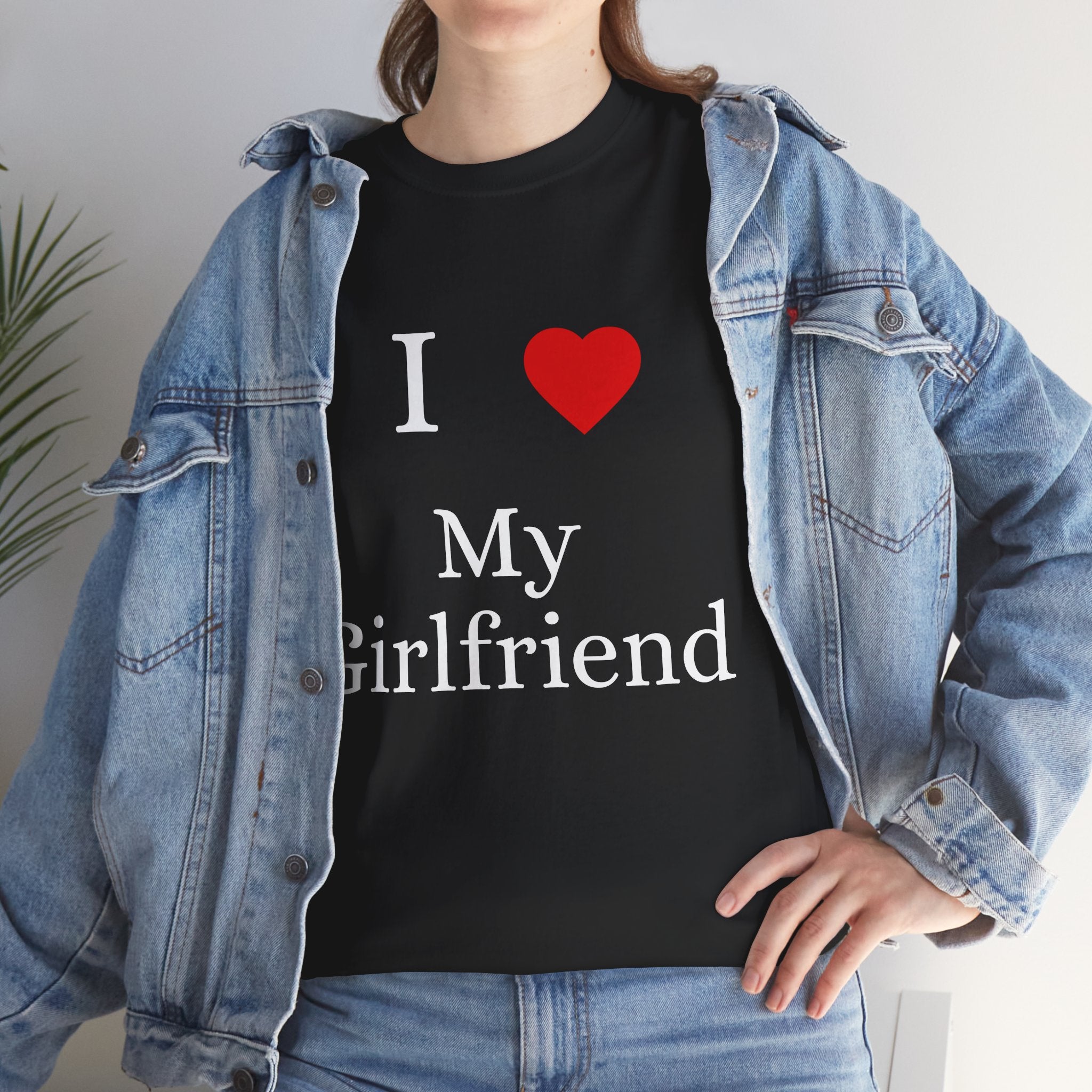 I  My Girlfriend T-Shirt – Romantic Couple Tee